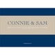 Navy Blissful Love Photo Save the Date Cards Image 5 of 6